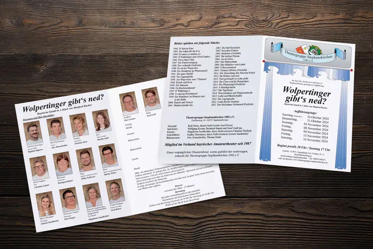 Theatergruppe Stephanskirchen Falzflyer